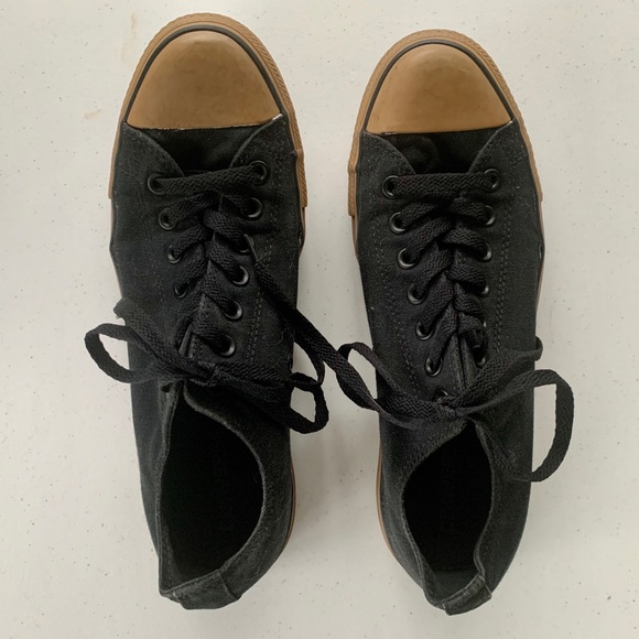 black converse brown sole